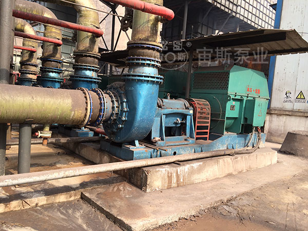 500UHB-Z襯塑脫硫泵在邯鄲涉縣一鋼鐵廠應(yīng)用
