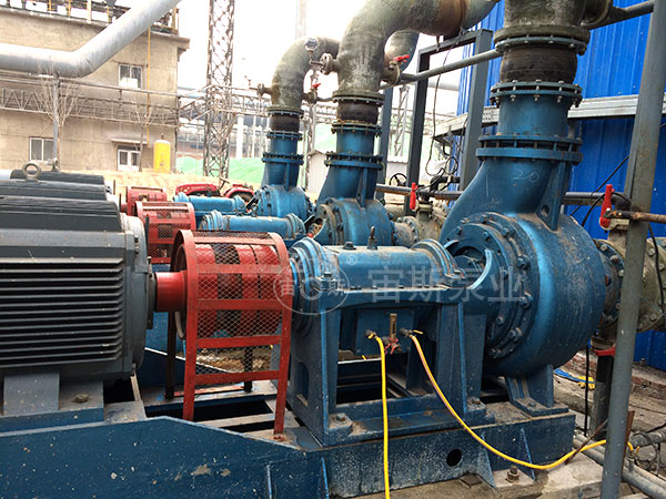 350UHB-Z襯塑脫硫泵在鋼鐵廠的應用