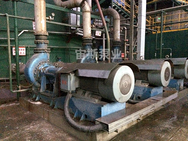 宙斯泵在蕪湖富鑫鋼鐵脫硫工況中使用